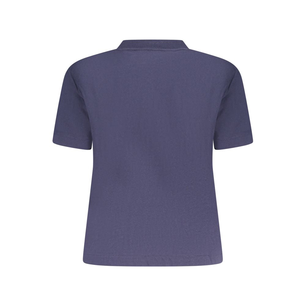 Calvin Klein Blue Cotton Women T-Shirt Calvin Klein