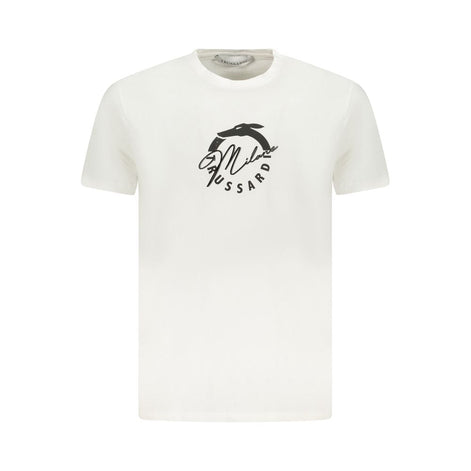 Trussardi White Cotton Men T-Shirt Trussardi