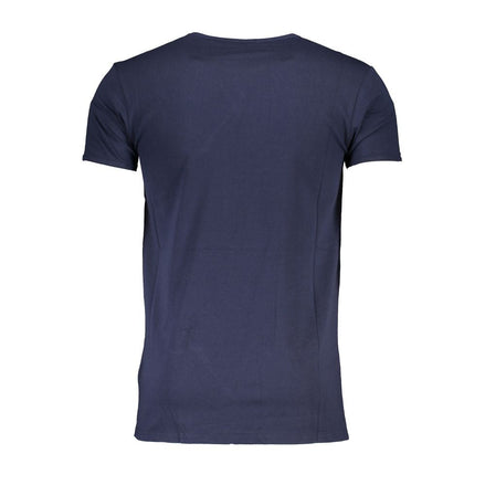 Cavalli Class Blue Cotton Men's T-Shirt Cavalli Class