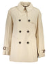 Tommy Hilfiger Beige Cotton Women Trench Coat Tommy Hilfiger