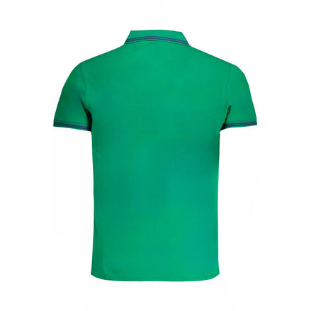 Cavalli Class Verde Cotton Men Polo Cavalli Class