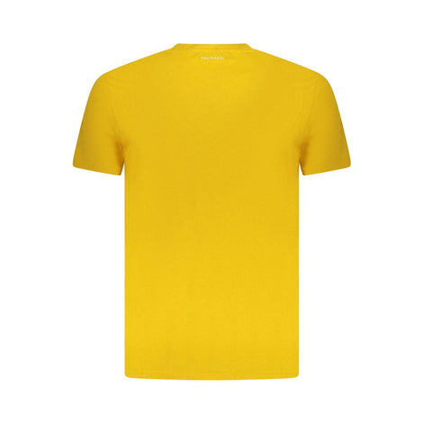 Trussardi Yellow Cotton Men T-Shirt Trussardi