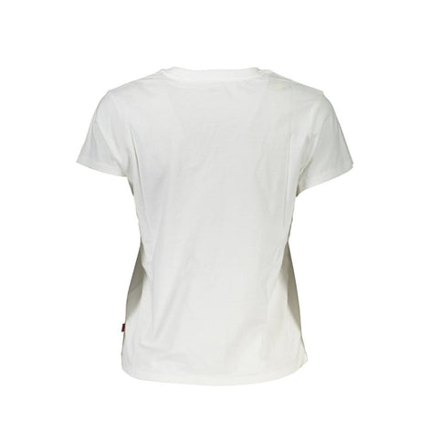 Levi's White Cotton Women T-Shirt Levi's