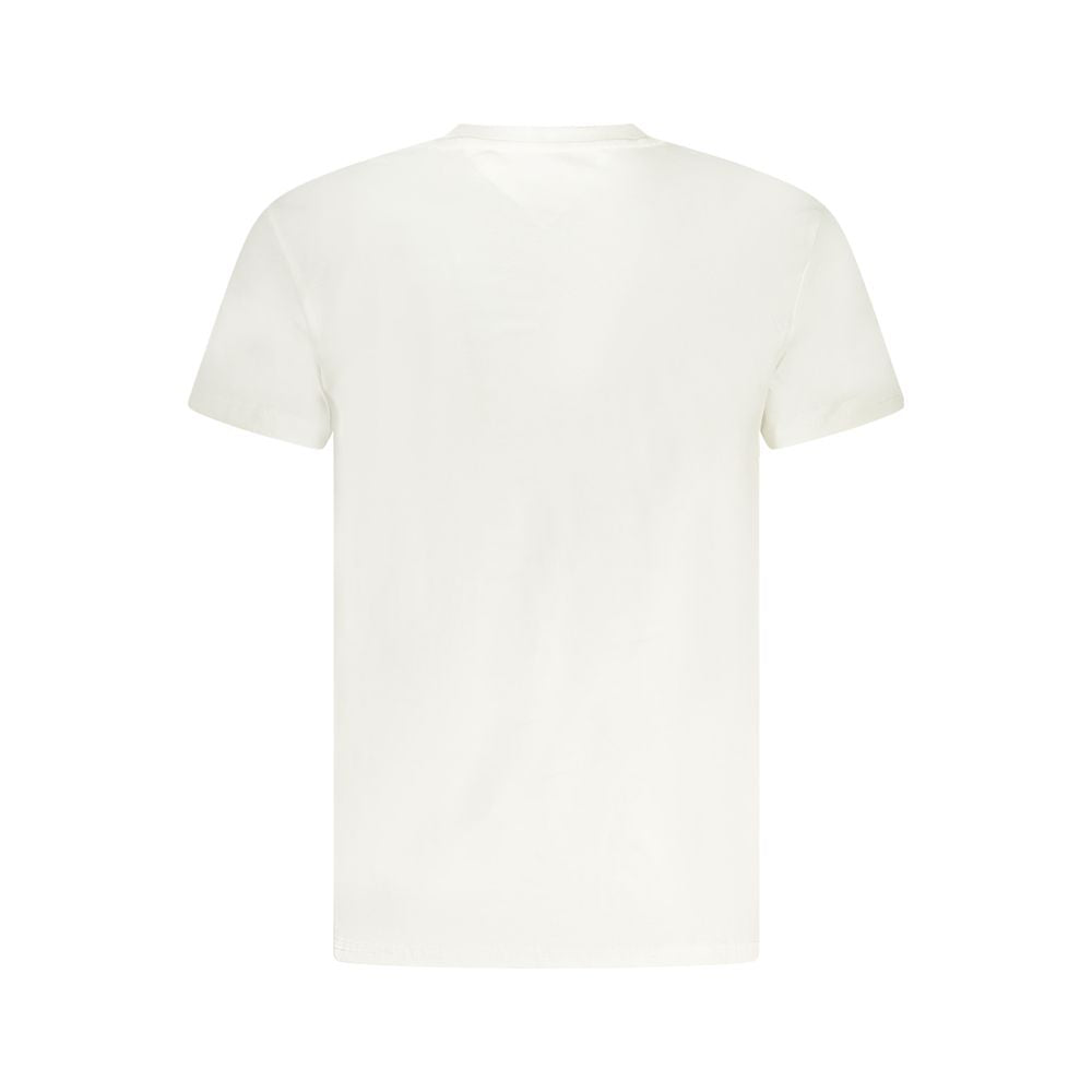 Tommy Hilfiger Bianco Cotton Mens T-Shirt Tommy Hilfiger