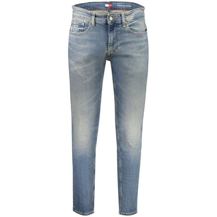 Tommy Hilfiger Blue Cotton Men Jeans Tommy Hilfiger