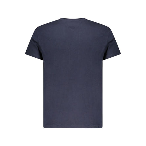 Tommy Hilfiger Blue Cotton Men T-Shirt Tommy Hilfiger