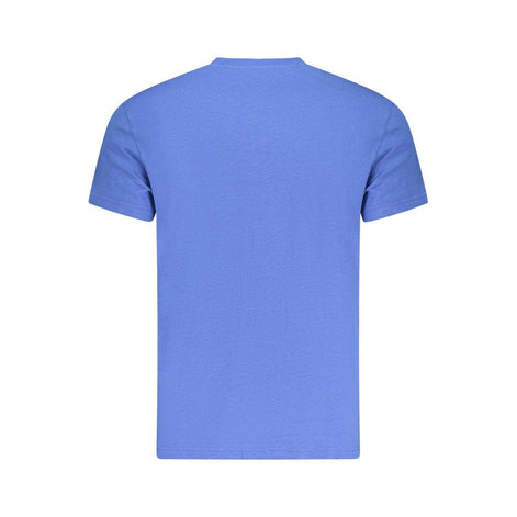 Tommy Hilfiger Blue Cotton Men T-Shirt Tommy Hilfiger