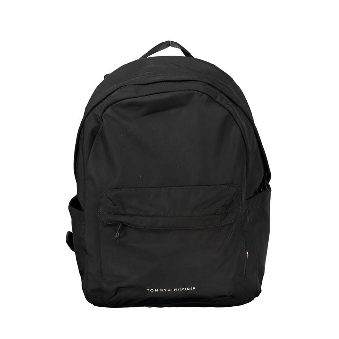 Tommy Hilfiger Black Polyester Backpack Tommy Hilfiger