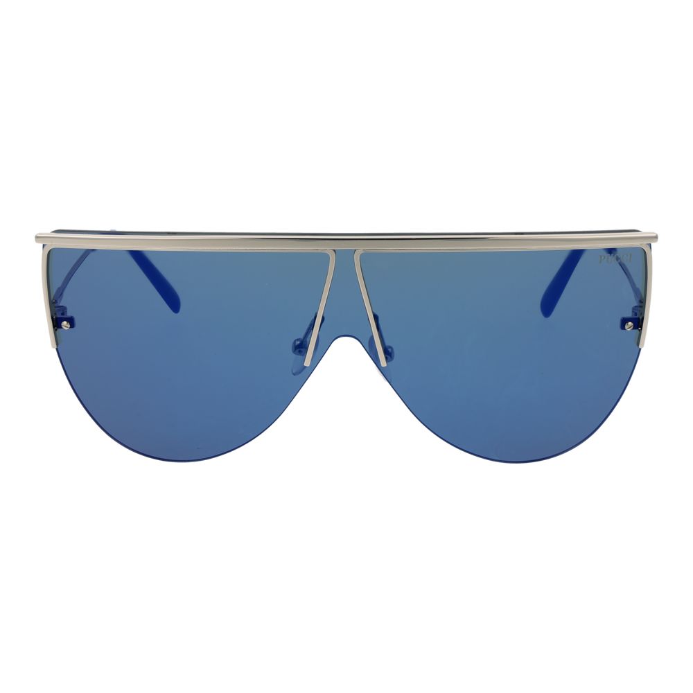 Emilio Pucci Silver Metal Sunglasses Emilio Pucci