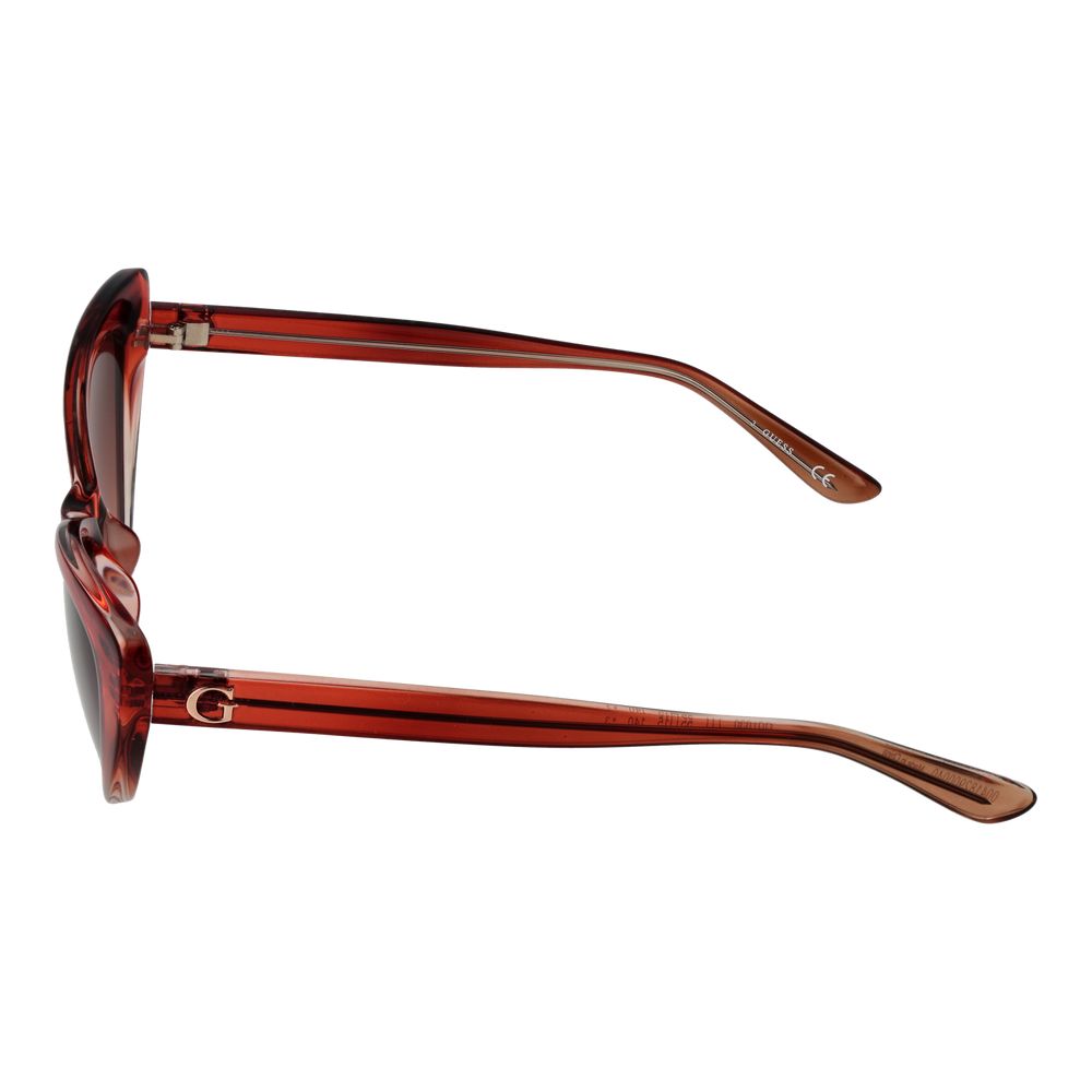 Guess Burgundy Plastic Sunglasses Guess