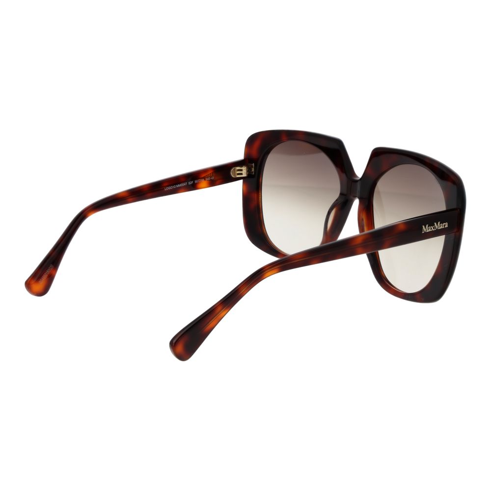 Max Mara Brown Acetate Sunglasses Max Mara