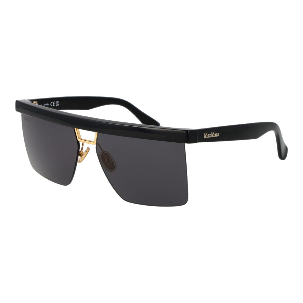 Max Mara Black Stainless Steel Sunglasses Max Mara