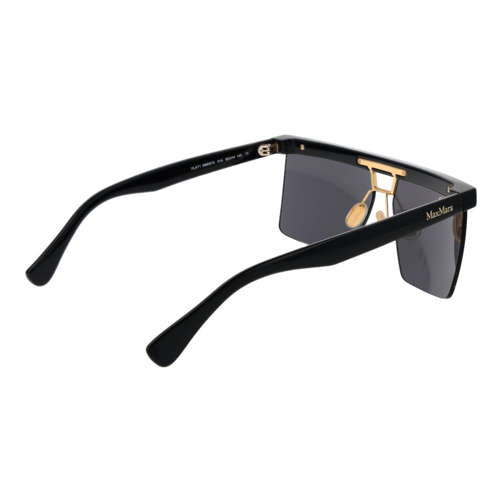 Max Mara Black Stainless Steel Sunglasses Max Mara