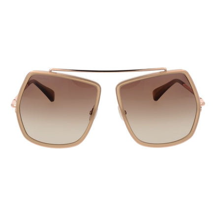 Max Mara Beige Metal Sunglasses Max Mara