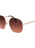 Max Mara Rose Gold Metal Sunglasses Max Mara