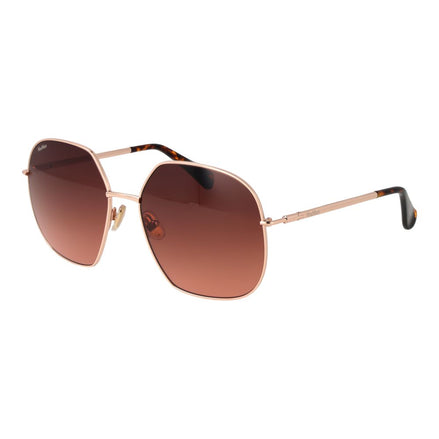 Max Mara Rose Gold Metal Sunglasses Max Mara