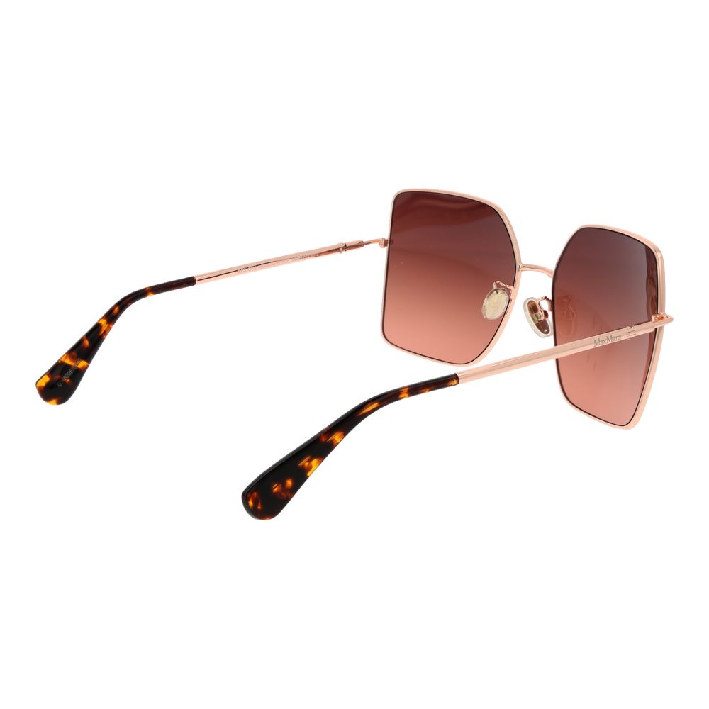 Max Mara Rose Gold Metal Sunglasses Max Mara
