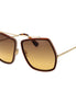 Max Mara Brown Metal Sunglasses Max Mara