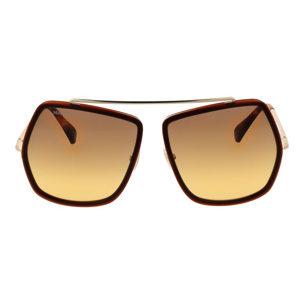 Max Mara Brown Metal Sunglasses Max Mara