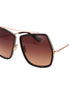 Max Mara Brown Metal Sunglasses Max Mara