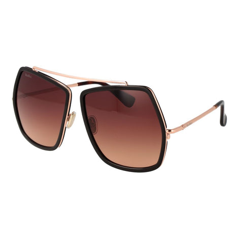 Max Mara Brown Metal Sunglasses Max Mara