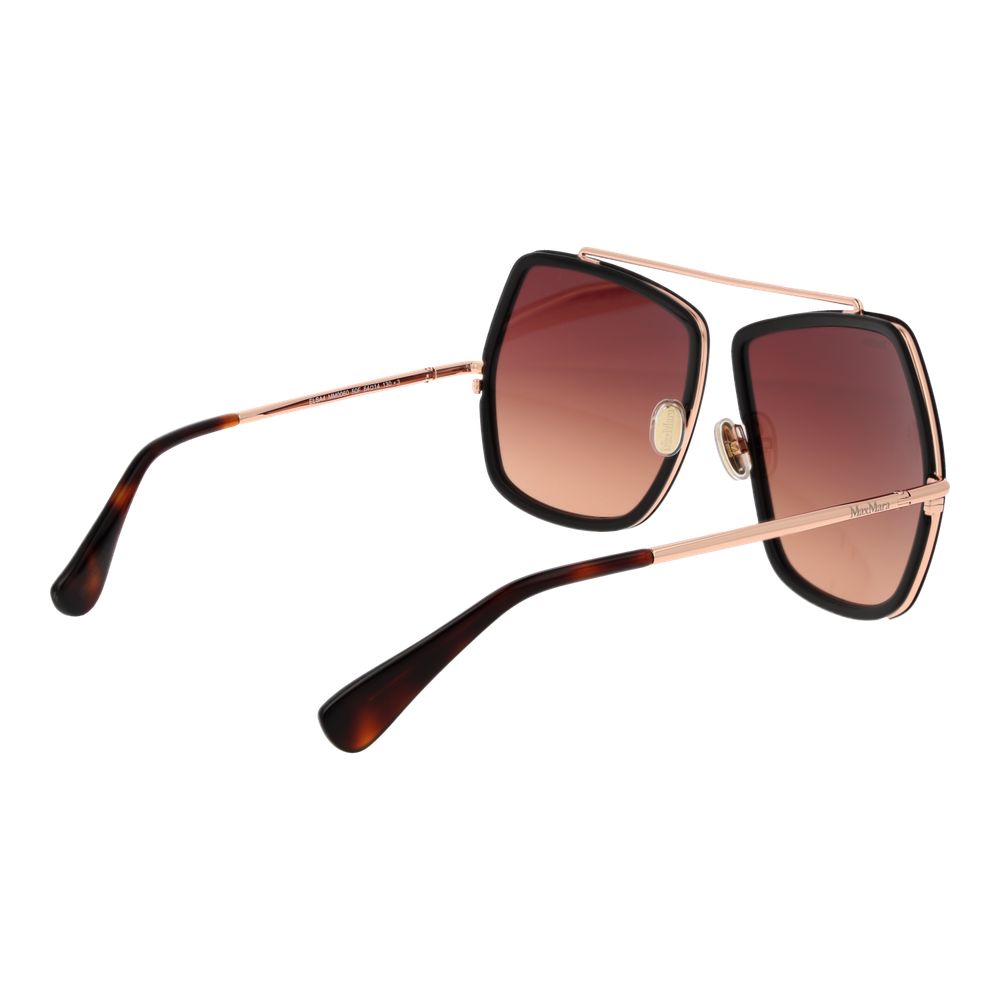 Max Mara Brown Metal Sunglasses Max Mara