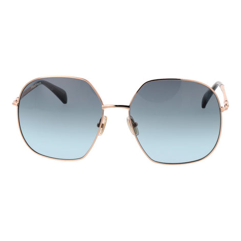Max Mara Rose Gold Metal Sunglasses Max Mara