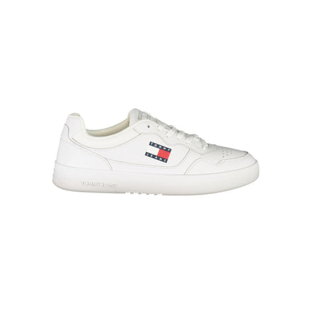 Tommy Hilfiger White Leather Mens Sneaker Tommy Hilfiger