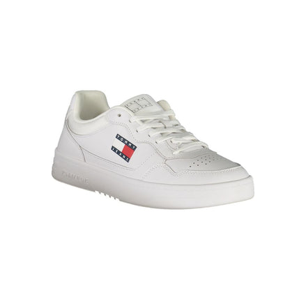 Tommy Hilfiger White Leather Mens Sneaker Tommy Hilfiger