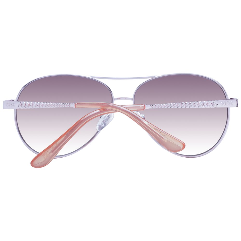 Guess Rose Gold Metal Sunglasses Guess