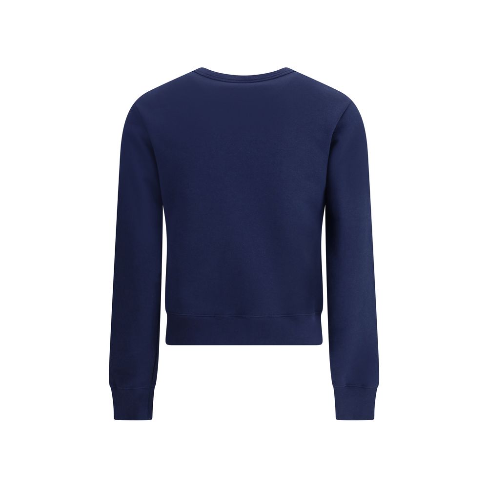Valentino Blue Cotton Sweatshirt Valentino
