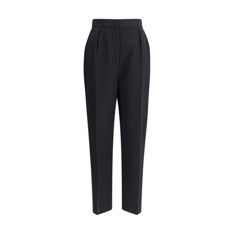 Balmain Black Wool Dress Pants Balmain