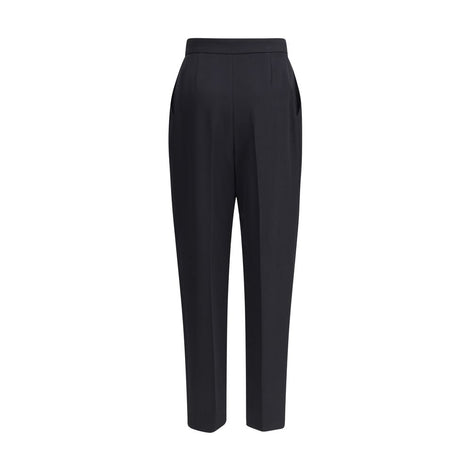 Balmain Black Wool Dress Pants Balmain