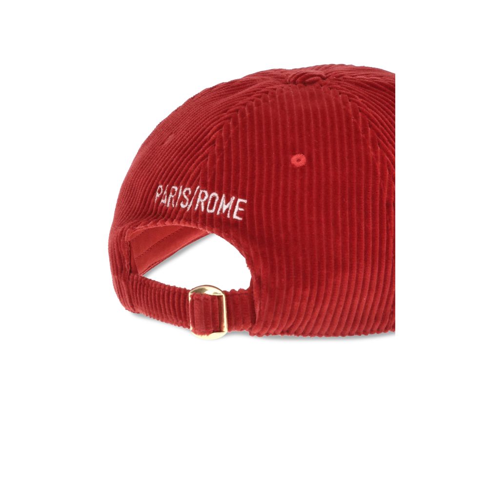 Valentino Garavani Red Cotton Cap (Baseball Hat) Valentino Garavani