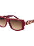 Guess Red Stainless Steel Sunglasses Guess