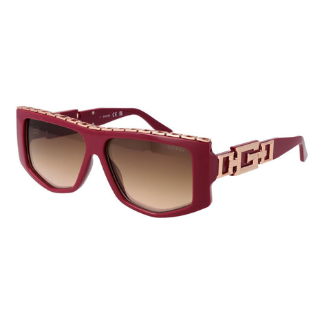 Guess Red Stainless Steel Sunglasses Guess