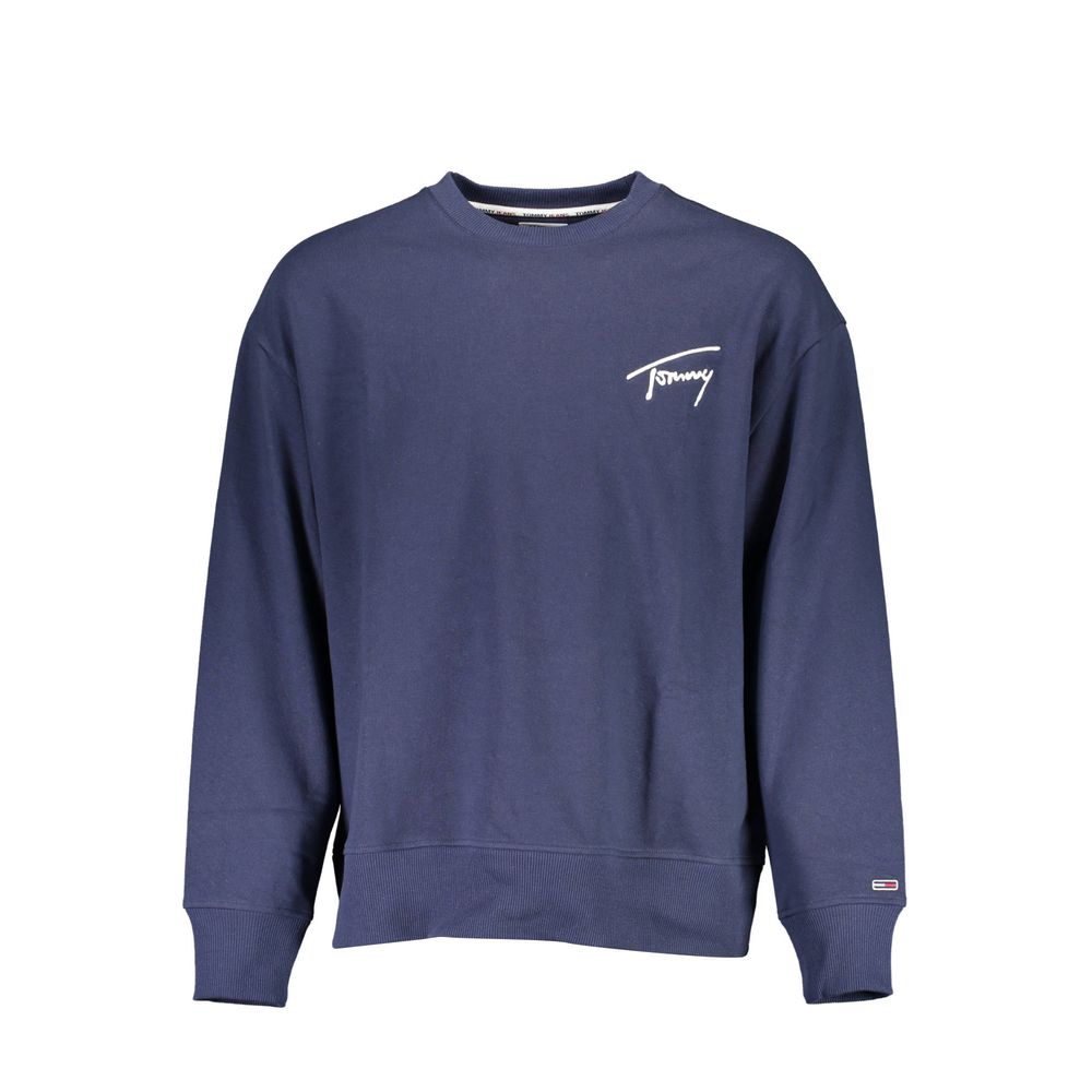 Tommy Hilfiger Blue Cotton Men Sweater Tommy Hilfiger