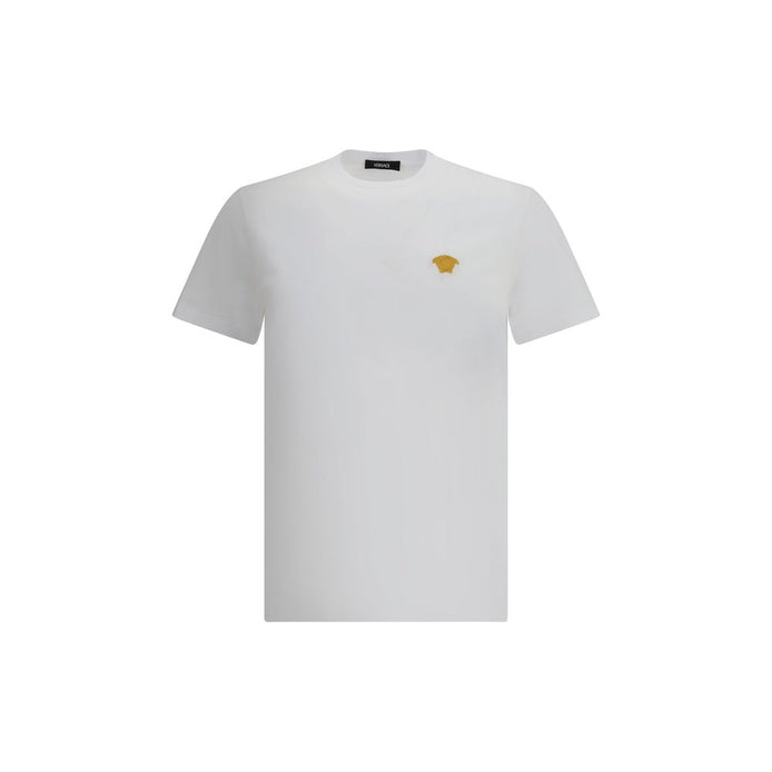 Versace White Cotton T-Shirt Versace