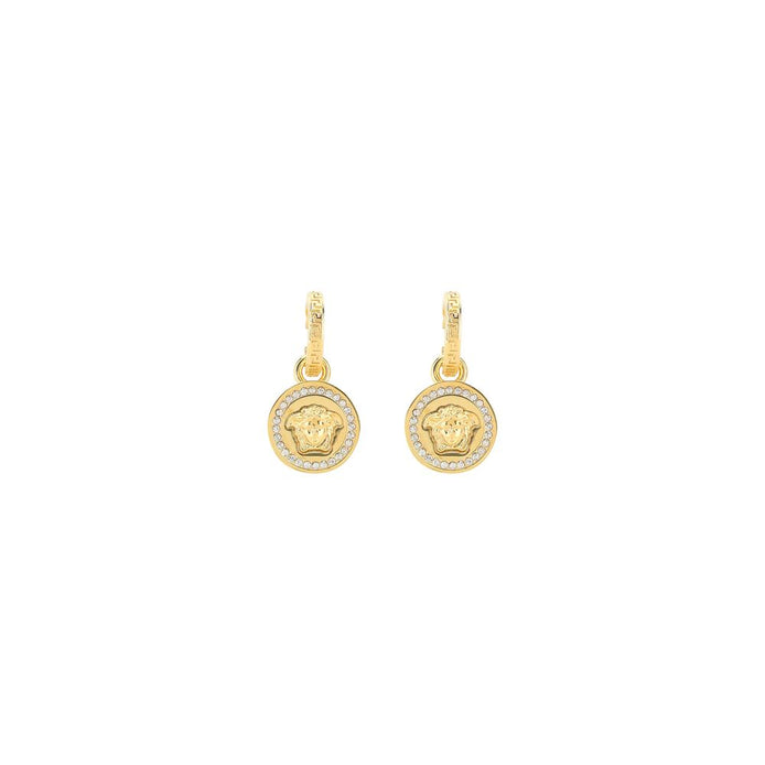 Versace Gold Brass Earrings Versace