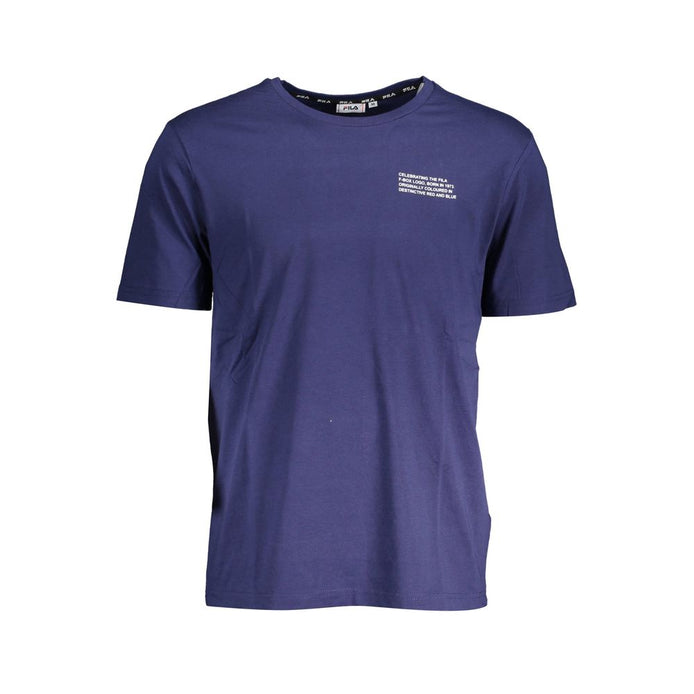 Fila Blue Cotton T-Shirt Fila