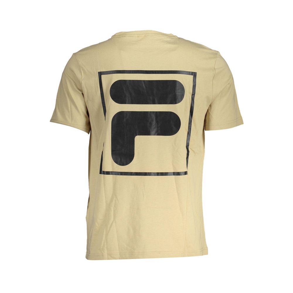 Fila Beige Cotton Mens T-Shirt Fila