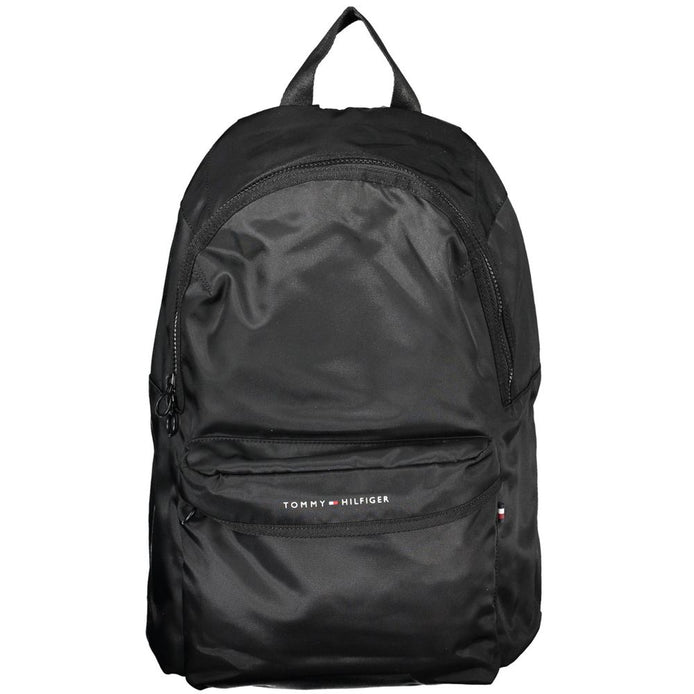 Tommy Hilfiger Black Polyester Backpack Tommy Hilfiger