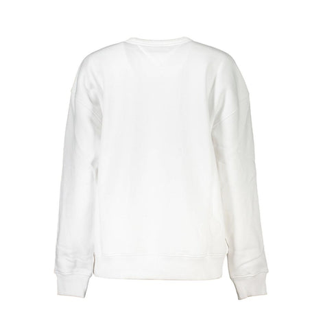 Tommy Hilfiger White Cotton Sweatshirt Tommy Hilfiger