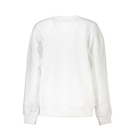 Tommy Hilfiger White Cotton Sweatshirt Tommy Hilfiger