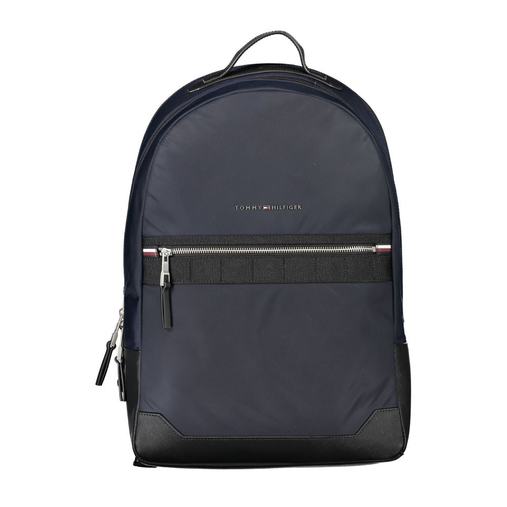 Tommy Hilfiger Blue Polyester Men Backpack Tommy Hilfiger