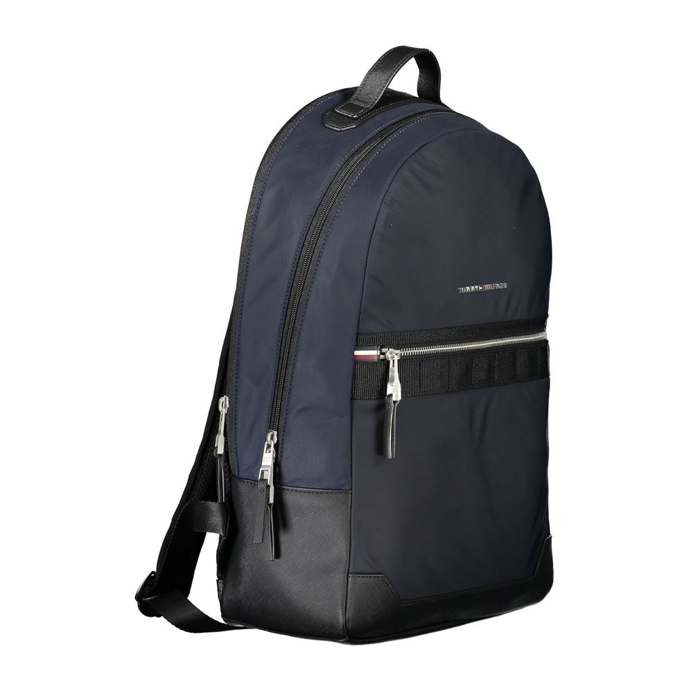 Tommy Hilfiger Blue Polyester Men Backpack Tommy Hilfiger