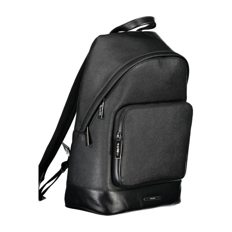 Calvin Klein Black Polyester Men Backpack Calvin Klein