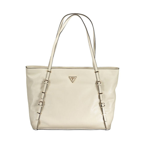 Guess Jeans Beige Polyurethane Women Handbag Guess Jeans