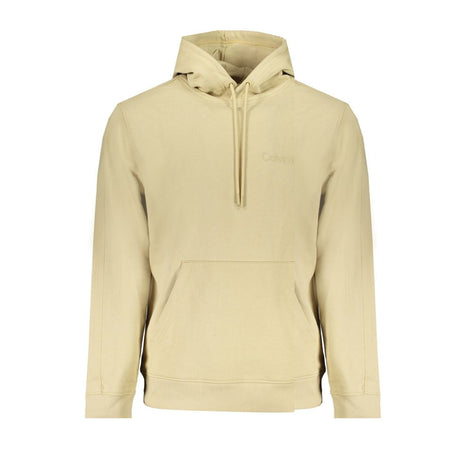 Calvin Klein Beige Cotton Men Sweatshirt Calvin Klein