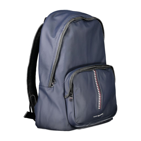 Tommy Hilfiger Blue Polyurethane Men's Backpack Tommy Hilfiger